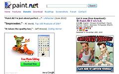 Paint.NET-Free image and photo editing software for Windows. It features layers, unlimited undo, special effects, and a wide variety of useful and powerful tools.