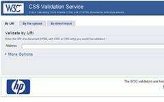 W3C CSS validation service.