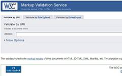 W3C Markup validation service.