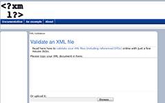 XML validation tool.