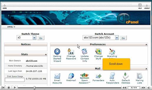 How to Setup your Custom 404 page in cPanel for Linux.