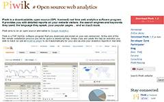 Piwik is a downloadable, open source real time Web analytics software. It provides detailed reports on your Website visitors. Piwik aims to be an open source alternative to Google Analytics.