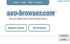 SEO Browser - View a Website like a Search Engine does.