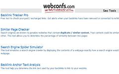 Webconfs - SEO and Webmaster tools.