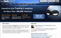 Woopra is a Web analytics tool. It gives you the information you need to know right now about live traffic on your Website. While the visitor moves through your Website, you can track their path instantly. Woopra is split into two services, a desktop client program and a Web server application, radically decreasing the load on network resources, harnessing the power of desktop processing to display graphic charts, graphics, and analysis. It offers 1 free basic plan, and 6 additional paid plans.