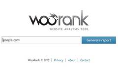 WooRank Web tool analyses a submitted Website for conformance to SEO best practices. Its report consists of 50 criteria that helps spot critical issues that could impact Web traffic and usability. It also delivers short descriptions of identified problems and provide advice on how to fix them.