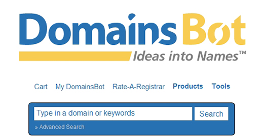 DomainsBot - Available domain suggestions, name spinner, expired and expiring domain name search.