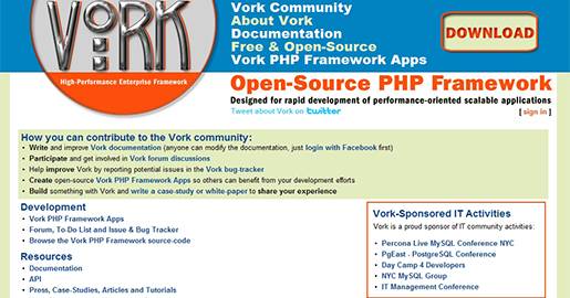 Vork is an Open-source high-performance enterprise PHP framework designed for rapid development of scalable applications.
