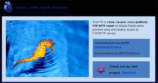 FireFTP-The Free FTP Client add-on for Mozilla Firefox.