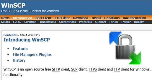 WinSCP-Free SFTP and FTP client for Windows.