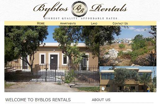 Byblos Land and Apartments Rentals.