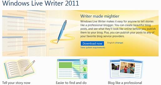 Windows Live Writer 2011