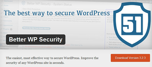Better WP Security. WordPress Plugin.