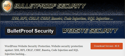 BulletProof Security. WordPress Plugin.