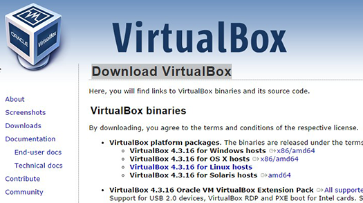 Oracle VM VirtualBox.