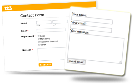 PHP Contact Form of the Nature of the iPhone Slider