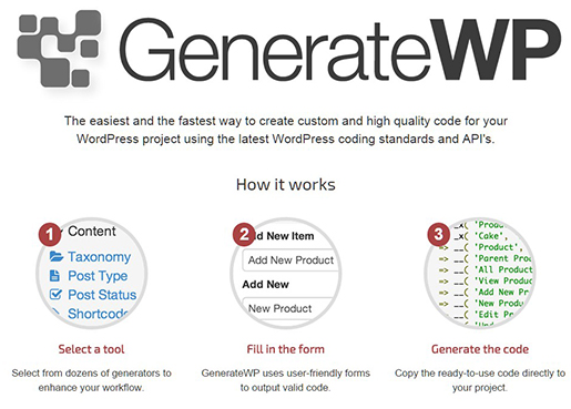 GenerateWP - Tools for WordPress developers.
