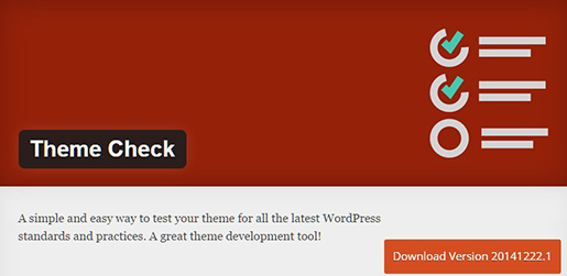 Theme Check - WordPress Plugin.