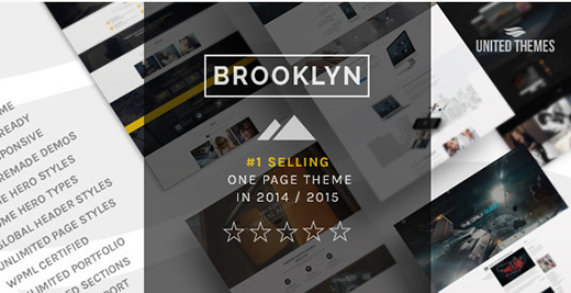 Brooklyn - Creative One Page Multi-Purpose Theme.