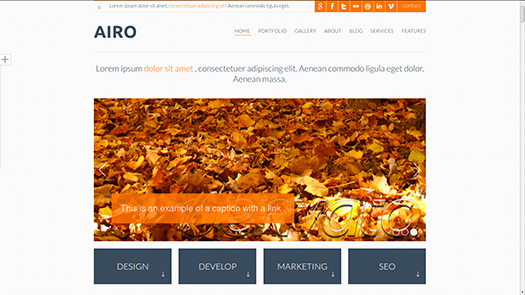 AIRO - Clean and Minimalist One Page Theme - WordPress.
