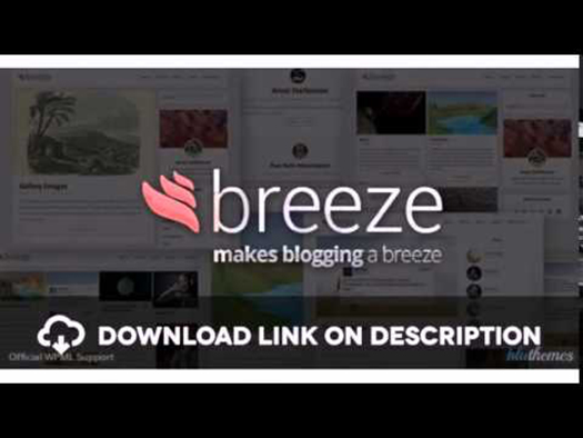 Breeze - Minimalist Responsive Personal Blog - WordPress.