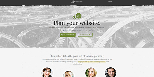Jumpchart - Website Planning and Organization.