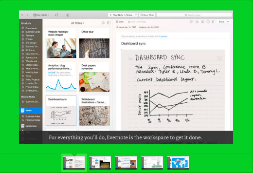 The workspace for your life's work | Evernote.