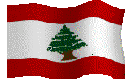 Flag of Lebanon.