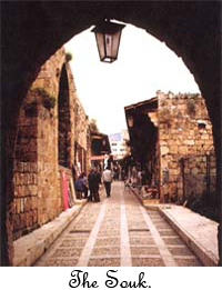 Image of the old Souk in Byblos, lebanon.