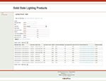 Screen Shot of the Solid State Lighting Website.
