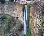 Waterfall in Jezzine, south of Lebanon.